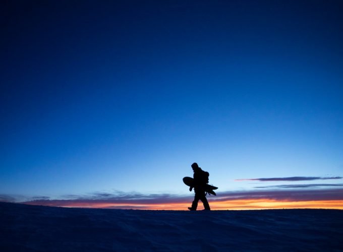 Heli Snowboarding