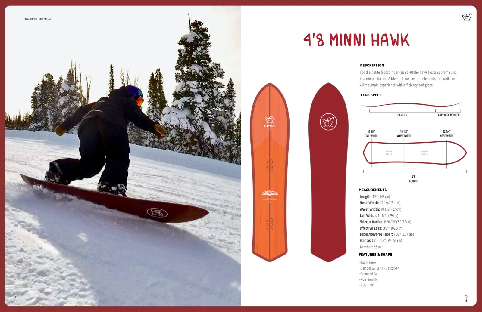 Elevated Surfcraft MINNI HAWK