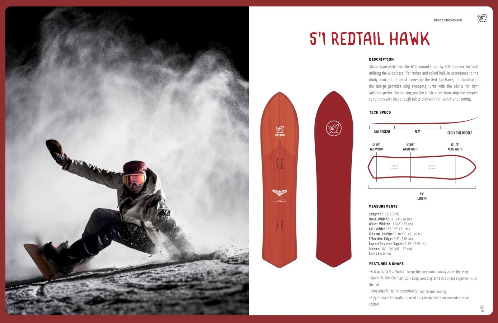 Elevated Surfcraft REDTAIL HAWK